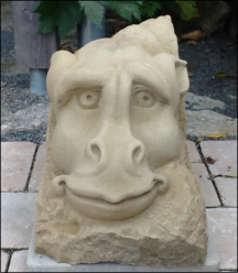 Drachenkopf / gelber Sandstein